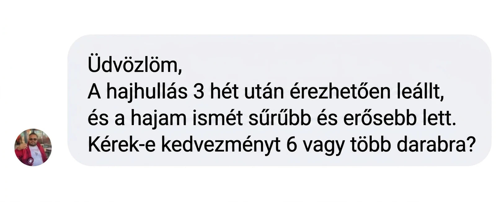 Ügyféltől érkezett üzenet